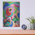 'Slinky' by Hello Angel – Metal Wall Art, 12x16 room view