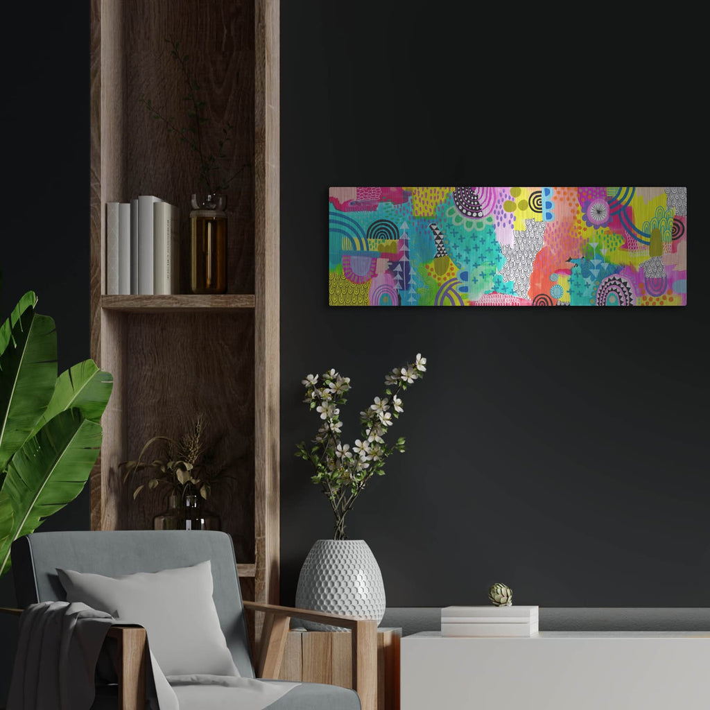 'Uprising' by Hello Angel – Metal Wall Art, 36x12 room view