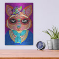 'Foxy Lady' by Hello Angel – Metal Wall Art, 12x16 room view