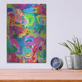 'Candy Corner' by Hello Angel – Metal Wall Art, 12x16 room view