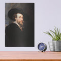 'Self Portrait' by Peter Paul Rubens – Metal Wall Art, 12x16 room view