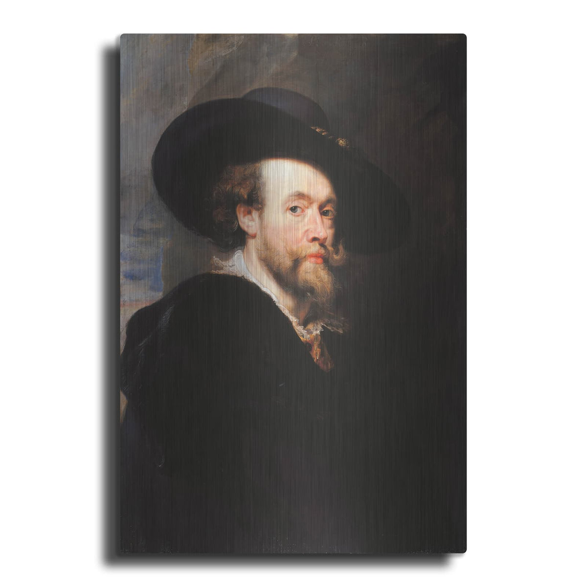 'Self Portrait' by Peter Paul Rubens – Metal Wall Art