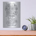 'Lets Draw Flowers-27' by Hello Angel – Metal Wall Art, 12x16 room view