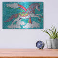 'Cloud Jumper' by Hello Angel – Metal Wall Art, 16x12 room view