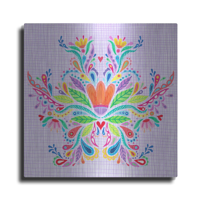'Exotic Garden Kurbit' by Hello Angel – Metal Wall Art