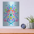 'Kurbit Blues' by Hello Angel – Metal Wall Art, 12x16 room view