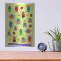 'Weird And Wonderous Beetles Mounted' by Hello Angel – Metal Wall Art, 12x16 room view