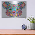 'Koala Smiles' by Hello Angel – Metal Wall Art, 16x12 room view