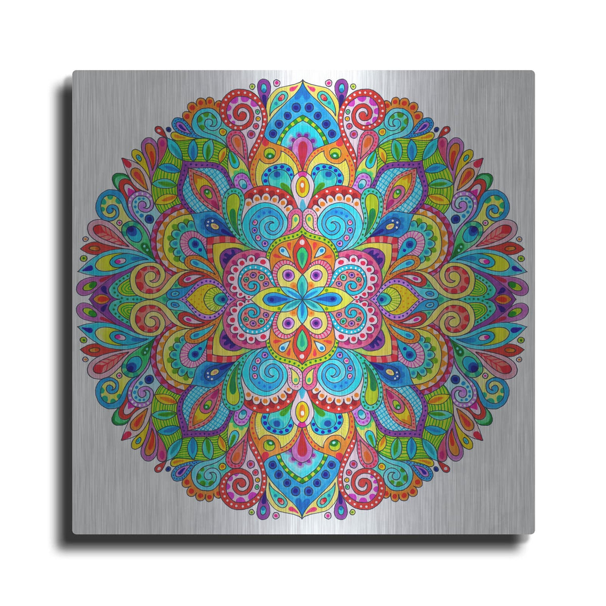 'Hard Candy Mandala' by Hello Angel – Metal Wall Art
