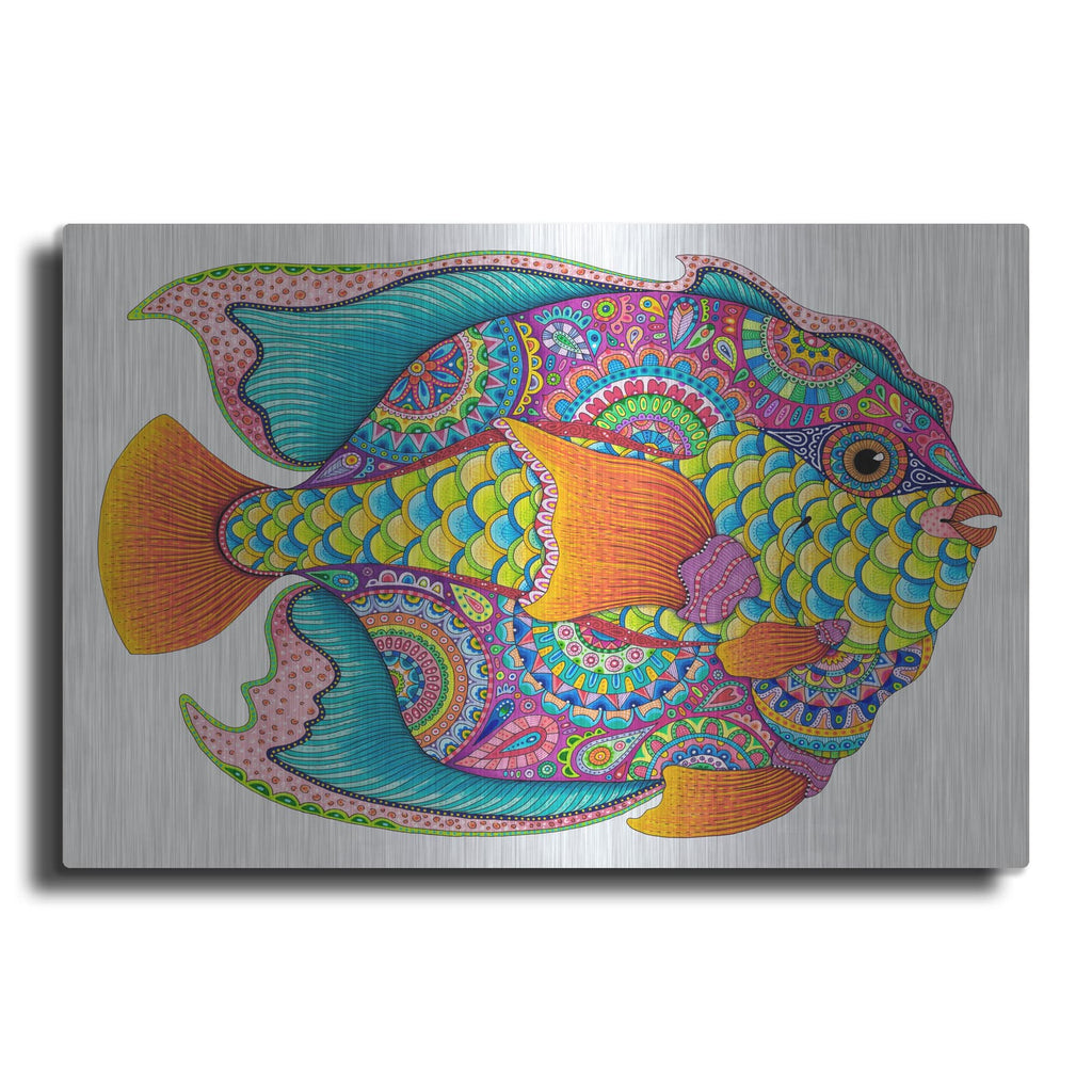 'Tropical Wonderfish' by Hello Angel – Metal Wall Art