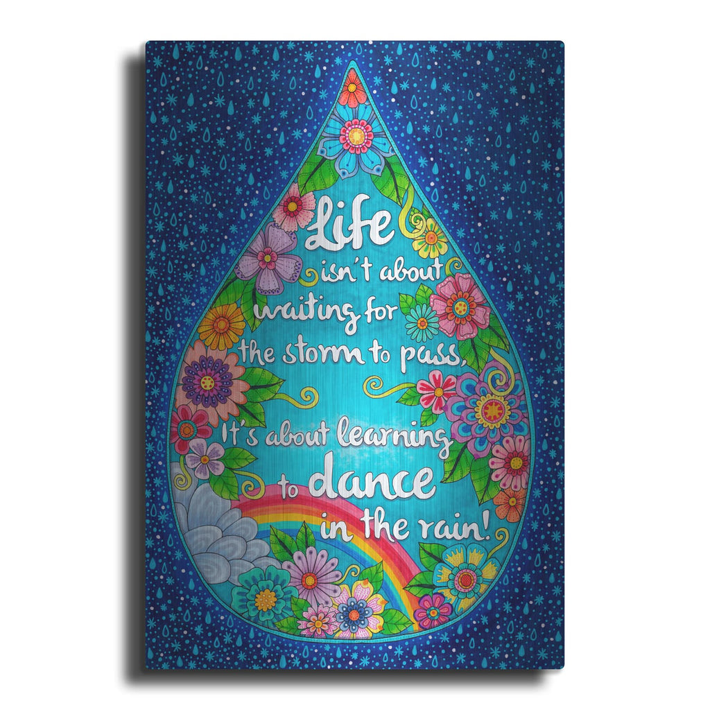 'Dance In The Raindrop' by Hello Angel – Metal Wall Art