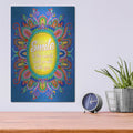 'Smile' by Hello Angel – Metal Wall Art, 12x16 room view
