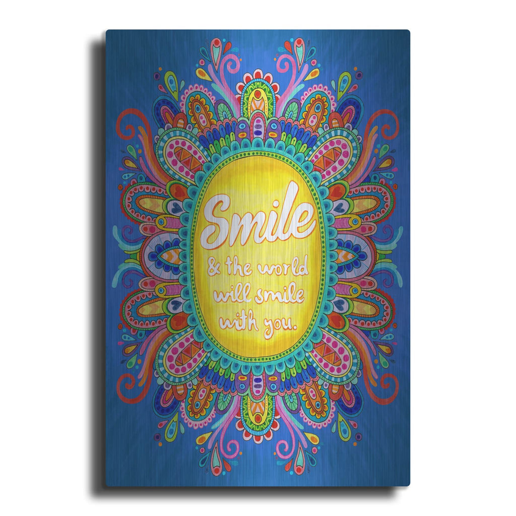 'Smile' by Hello Angel – Metal Wall Art
