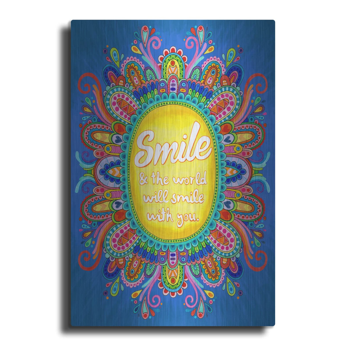 'Smile' by Hello Angel – Metal Wall Art