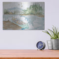 'Lakehouse I' by Anne Tavoletti – Metal Wall Art, 16x12 room view