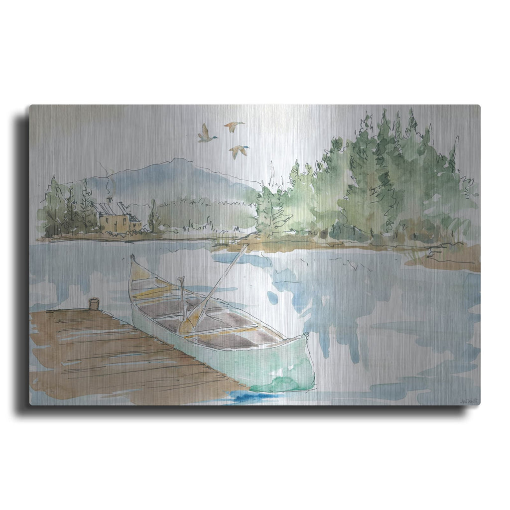 'Lakehouse I' by Anne Tavoletti – Metal Wall Art