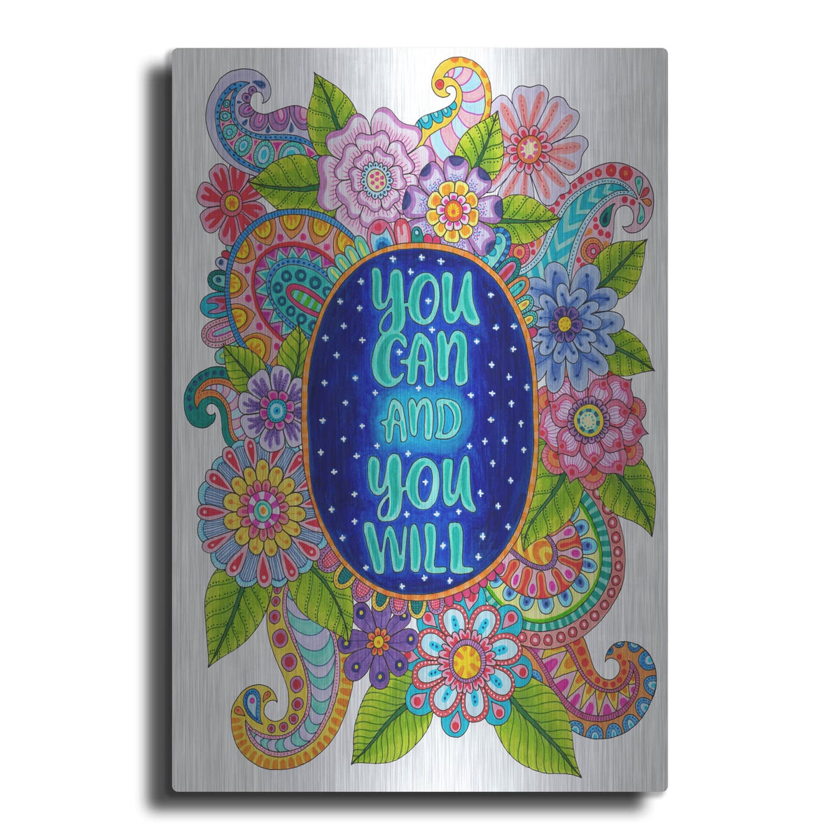 'You Can And You Will' by Hello Angel – Metal Wall Art