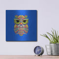 'Charming Charlie Owl' by Hello Angel – Metal Wall Art, 12x12 room view