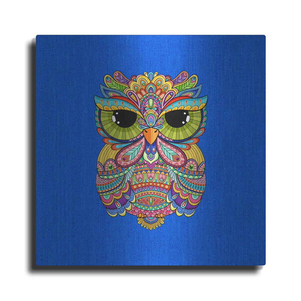 'Charming Charlie Owl' by Hello Angel – Metal Wall Art