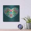 'Garden Love' by Hello Angel – Metal Wall Art, 12x12 room view