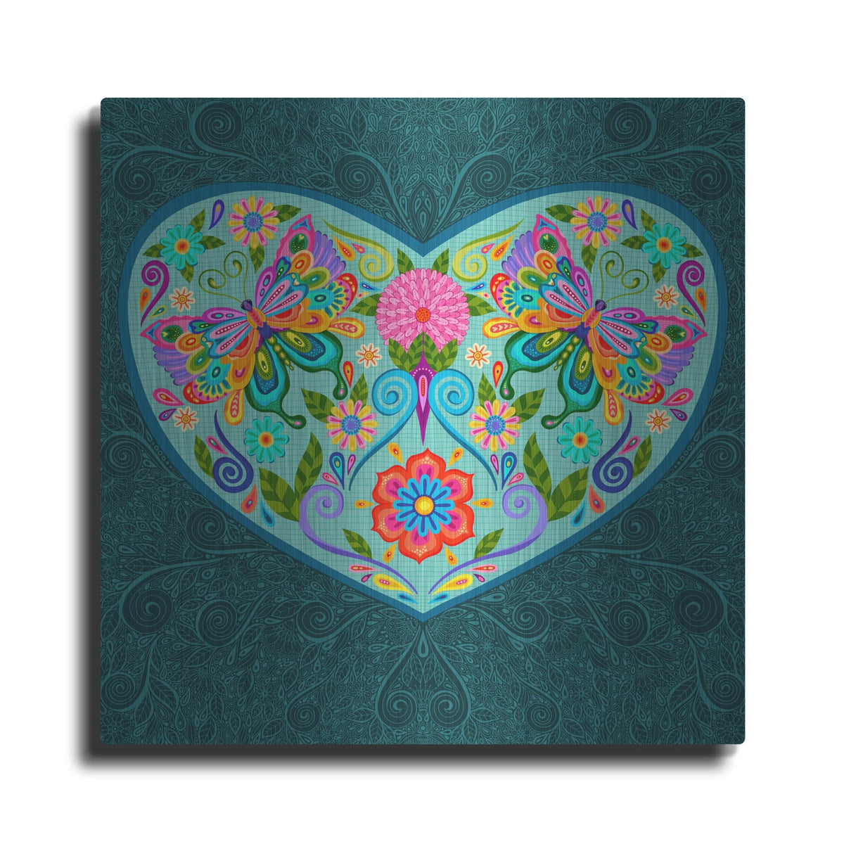 'Garden Love' by Hello Angel – Metal Wall Art