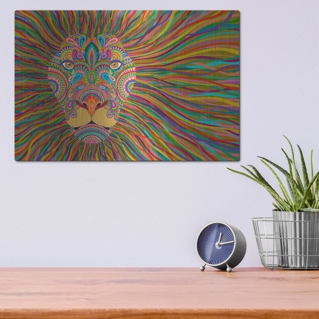 'The King' by Hello Angel – Metal Wall Art, 16x12 room view