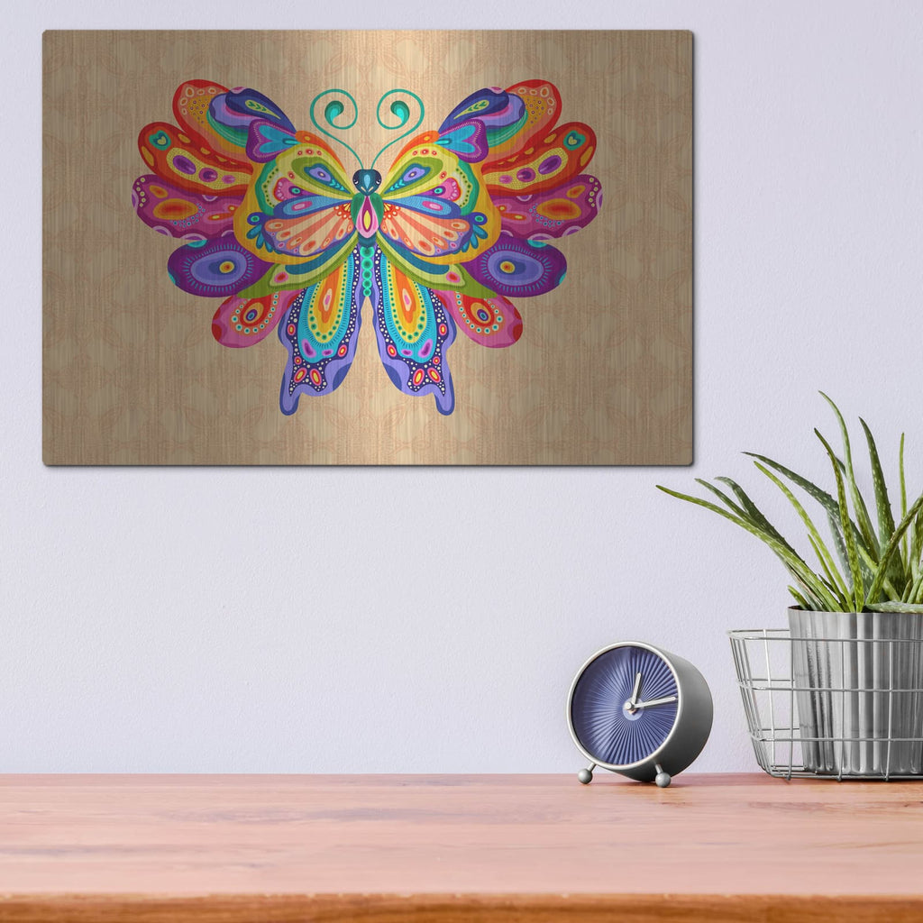 'Wings Of Wonder 2' by Hello Angel – Metal Wall Art, 16x12 room view