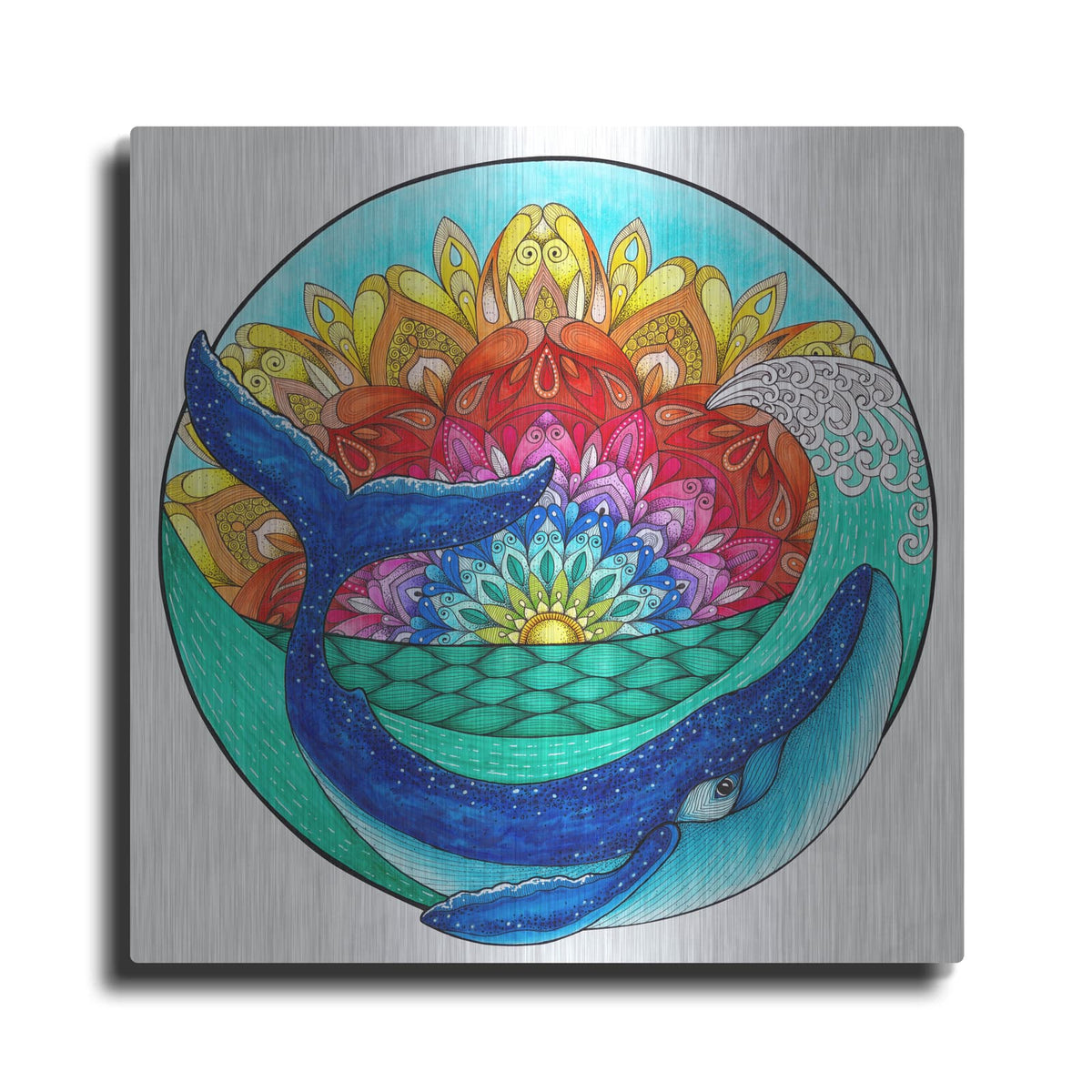 'Giant In The Surf' by Hello Angel – Metal Wall Art