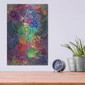 'Bohemian Blooms 2' by Hello Angel – Metal Wall Art, 12x16 room view