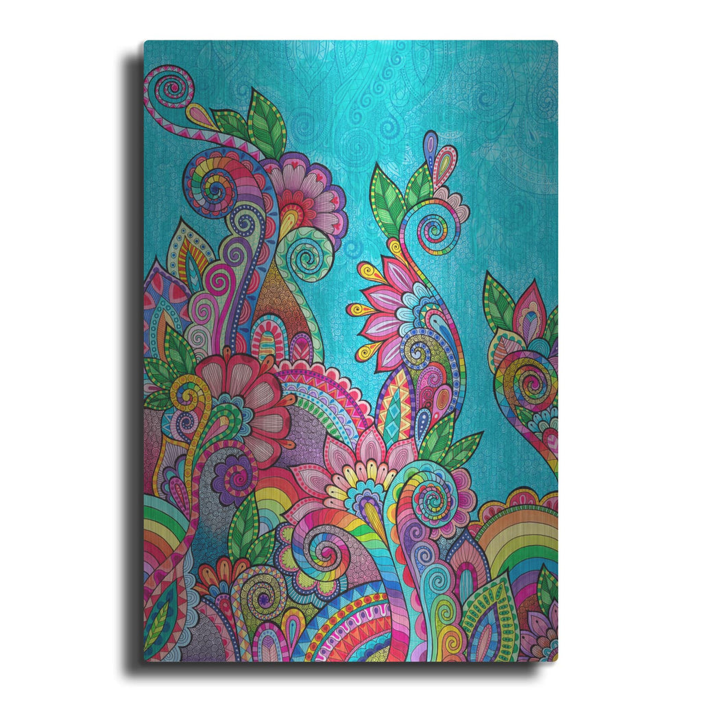 'My Rainbow Garden 2' by Hello Angel – Metal Wall Art