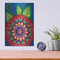 'Bright Bold Blooms 5' by Hello Angel – Metal Wall Art, 12x16 room view