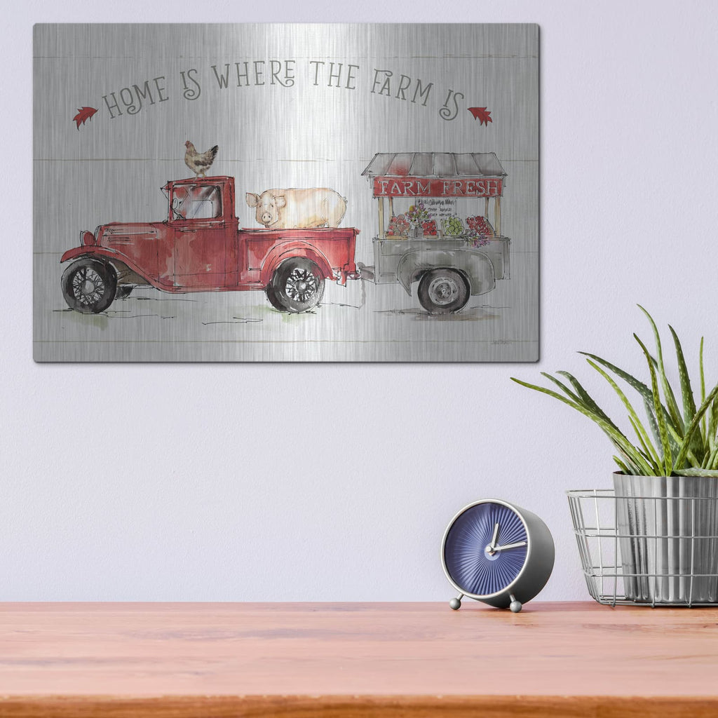 'Country Life I' by Anne Tavoletti – Metal Wall Art, 16x12 room view