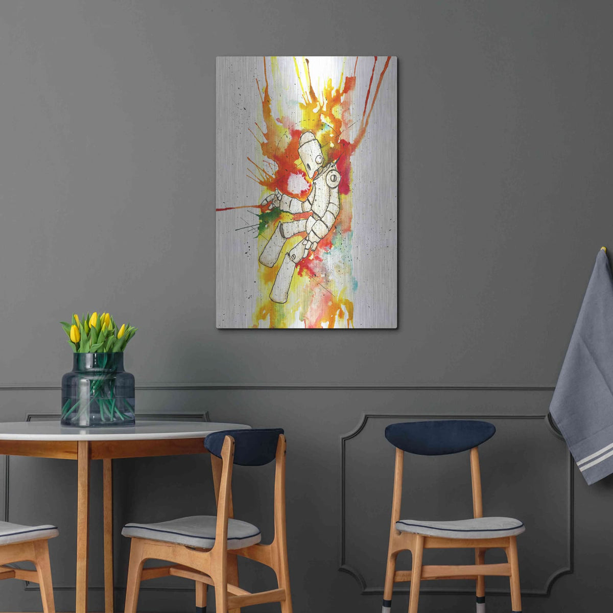 'Nebula Bot' by Craig Snodgrass – Metal Wall Art, 24x36 room view