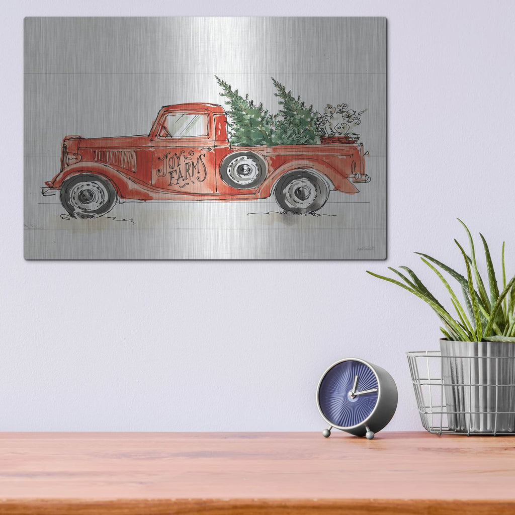 'Modern Farmhouse VIII' by Anne Tavoletti – Metal Wall Art, 16x12 room view