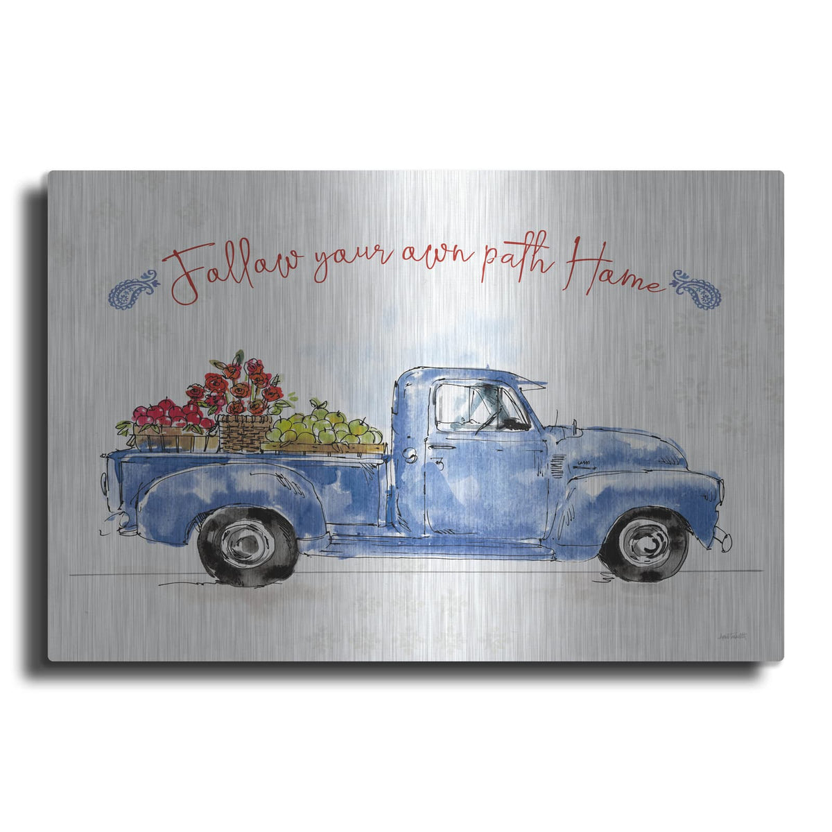 'Americana Mood VIII' by Anne Tavoletti – Metal Wall Art