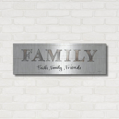 Luxe Metal Art 'Farm Memories VII Friends' by Anne Tavoletti, Metal Wall Art,36x12