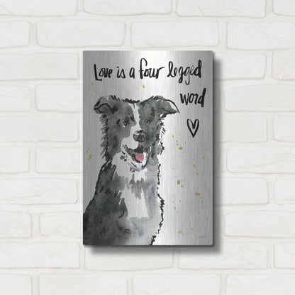 Luxe Metal Art 'Strike a Paws XI' by Anne Tavoletti, Metal Wall Art,12x16