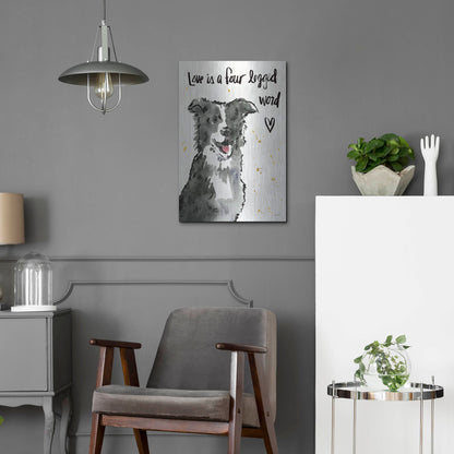 Luxe Metal Art 'Strike a Paws XI' by Anne Tavoletti, Metal Wall Art,16x24