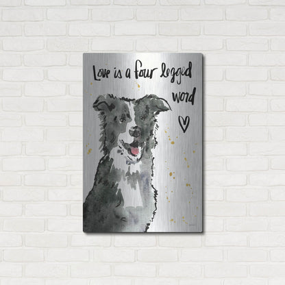 Luxe Metal Art 'Strike a Paws XI' by Anne Tavoletti, Metal Wall Art,24x36