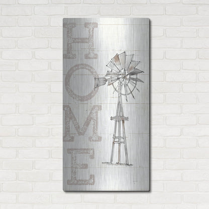 Luxe Metal Art 'Farm Memories III Home' by Anne Tavoletti, Metal Wall Art,24x48