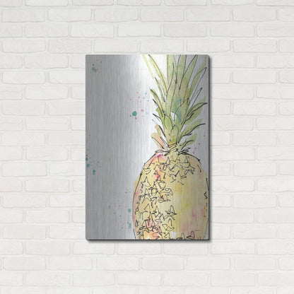 Luxe Metal Art 'Palm Passion IX' by Anne Tavoletti, Metal Wall Art,24x36