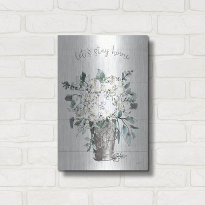 Luxe Metal Art 'Modern Farmhouse V' by Anne Tavoletti, Metal Wall Art,12x16