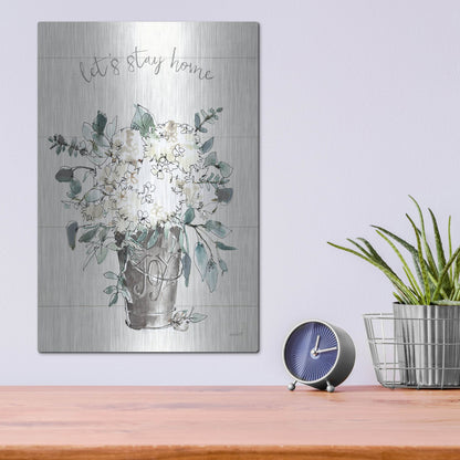 Luxe Metal Art 'Modern Farmhouse V' by Anne Tavoletti, Metal Wall Art,12x16