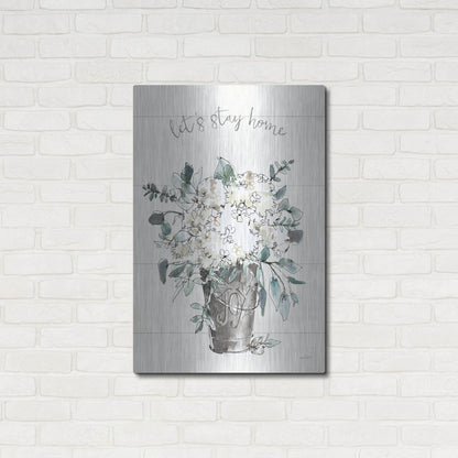 Luxe Metal Art 'Modern Farmhouse V' by Anne Tavoletti, Metal Wall Art,24x36