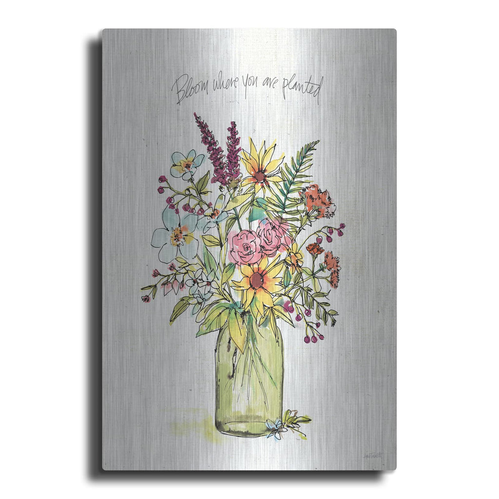 'Simply Petals III' by Anne Tavoletti – Metal Wall Art