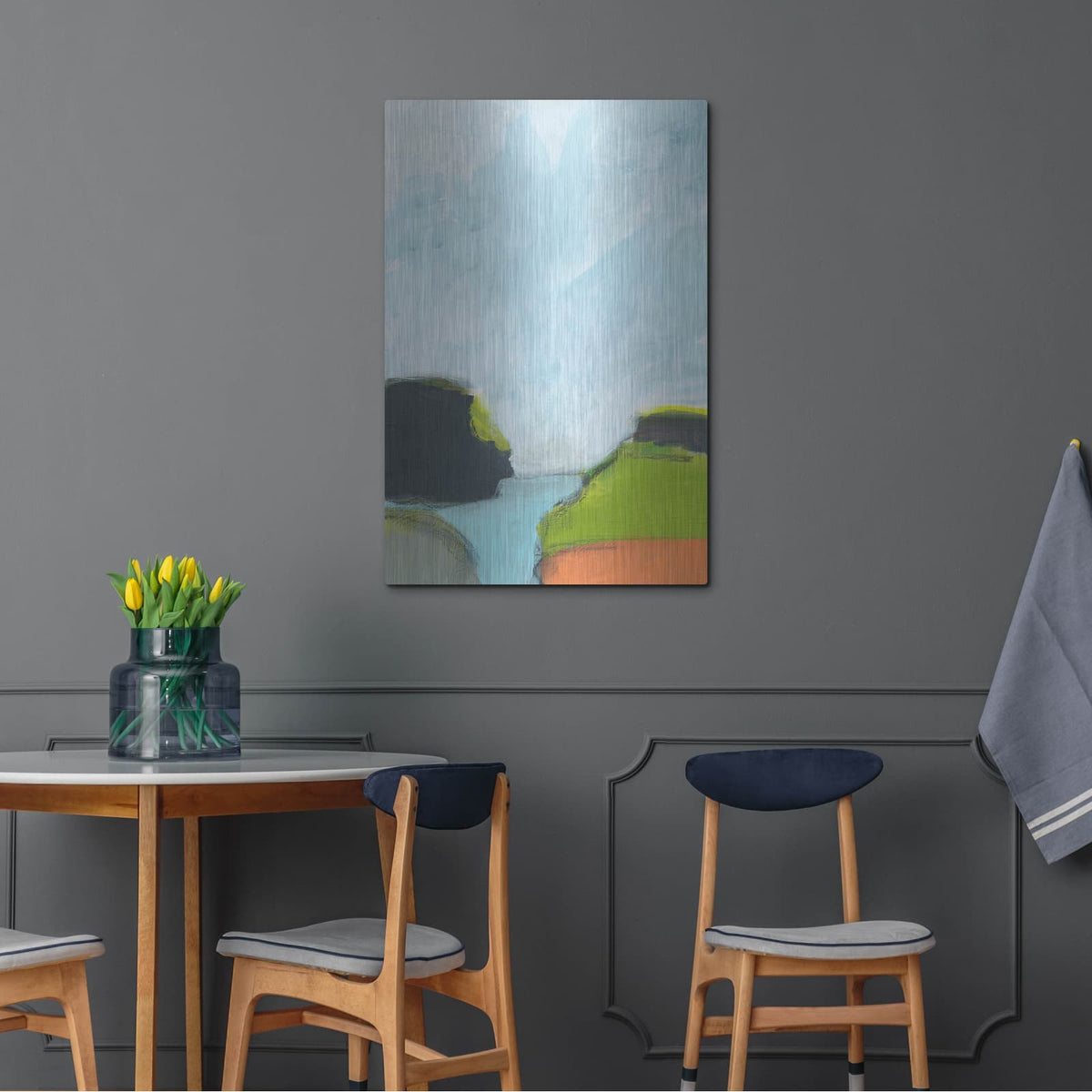 'Landscape No. 87' by Jan Weiss – Metal Wall Art, 24x36 room view