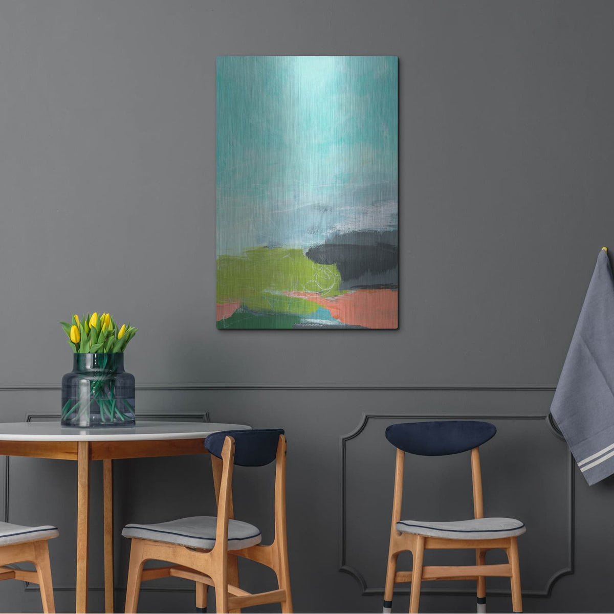 'Landscape No. 95' by Jan Weiss – Metal Wall Art, 24x36 room view