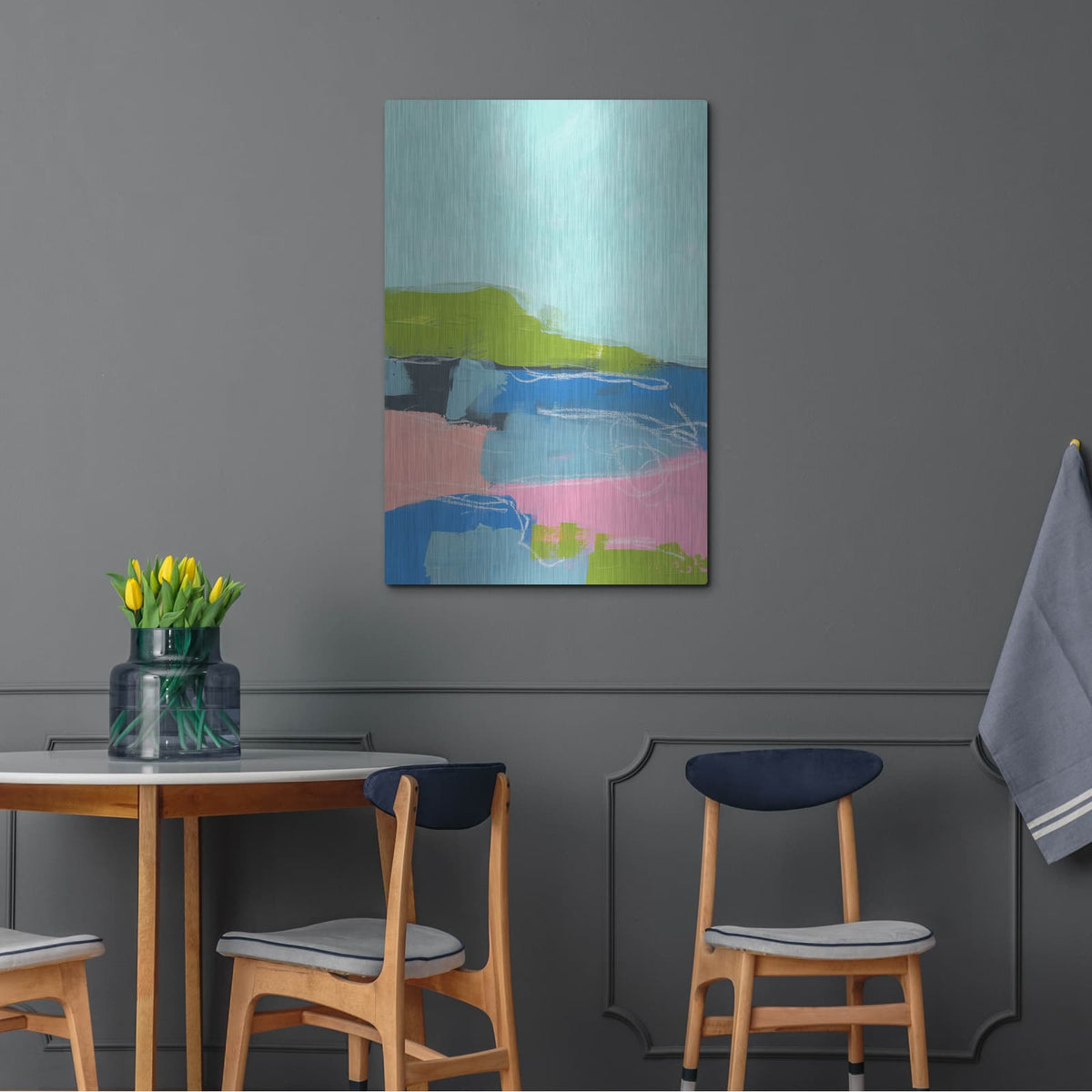 'Landscape No. 96' by Jan Weiss – Metal Wall Art, 24x36 room view