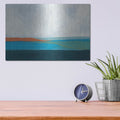 'Layered Earth 2' by Jan Weiss – Metal Wall Art, 16x12 room view