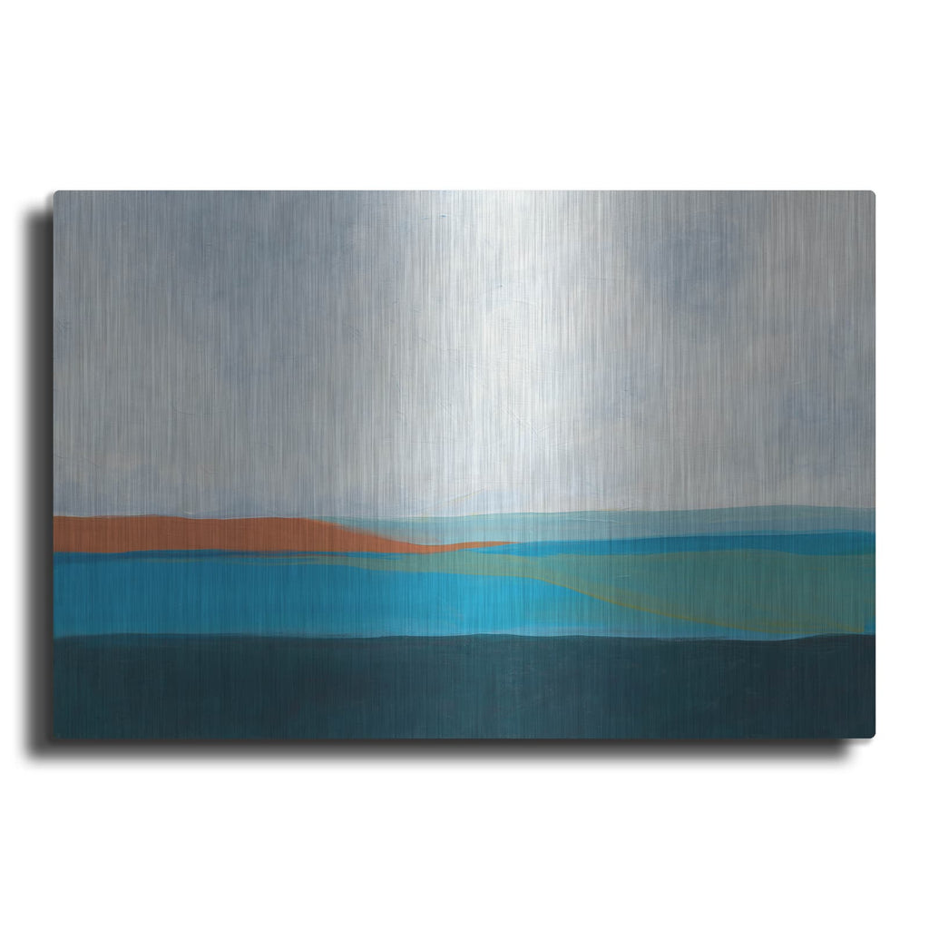 'Layered Earth 2' by Jan Weiss – Metal Wall Art